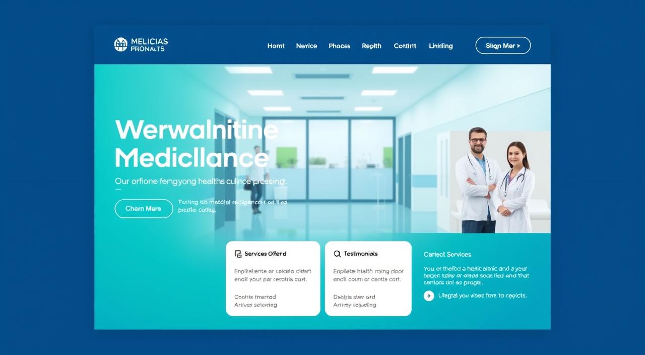 Criação de Landing Page para Clínicas Médicas