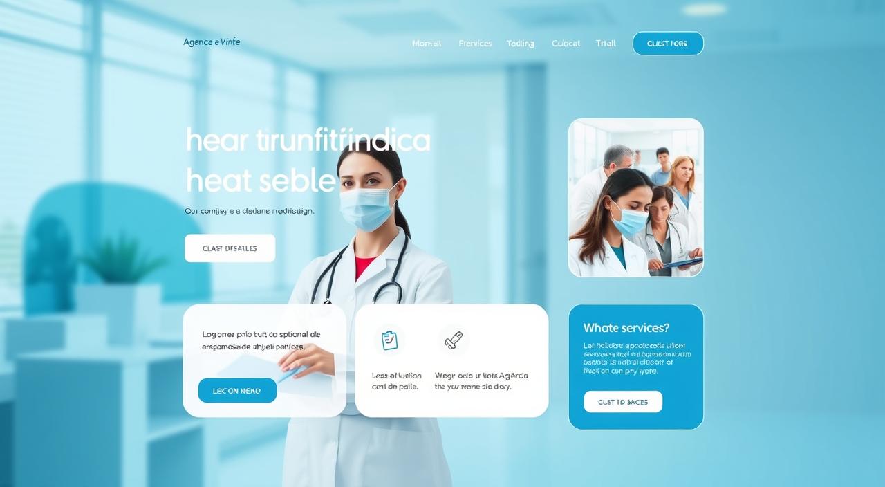 design de landing pages médicas