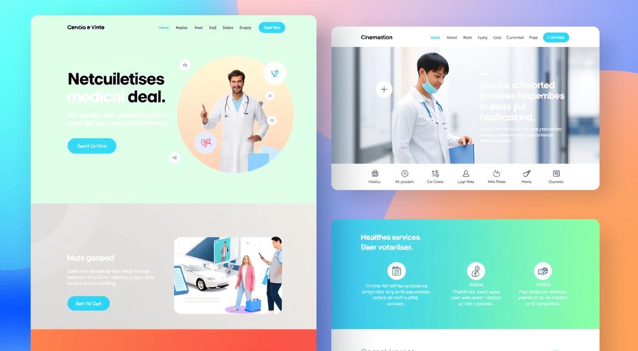 design de landing pages médicas